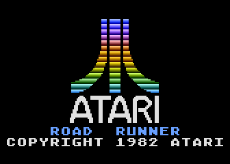 Roadrunner atari screenshot