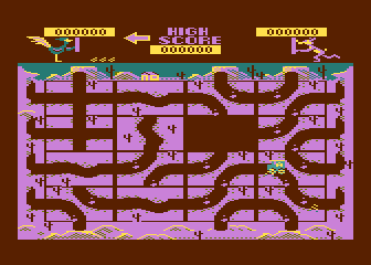 Roadrunner atari screenshot