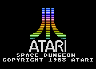 Space Dungeon atari screenshot