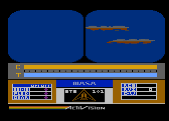 Space Shuttle atari screenshot