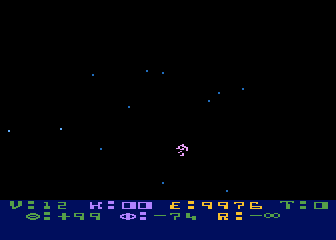 Star Raiders atari screenshot