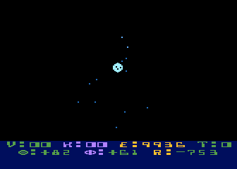 Star Raiders atari screenshot