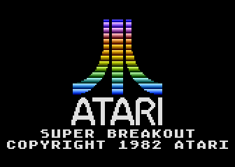 Super Breakout atari screenshot