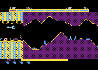 Super Cobra atari screenshot