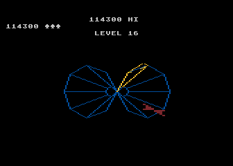 Tempest atari screenshot