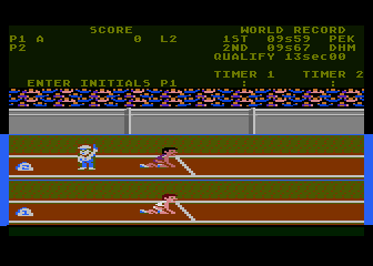 Track and Field atari screenshot