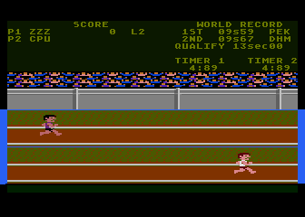 Track and Field atari screenshot