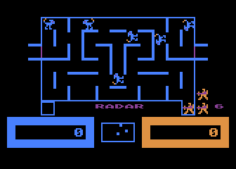 Wizard Of Wor atari screenshot