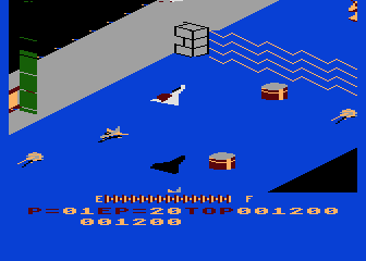 Zaxxon atari screenshot