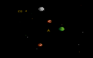 Asteroids atari screenshot