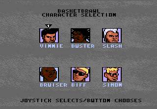 Basketbrawl atari screenshot