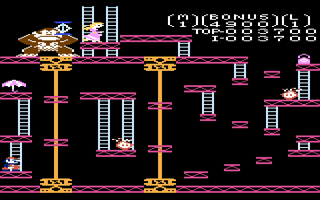 Donkey Kong atari screenshot