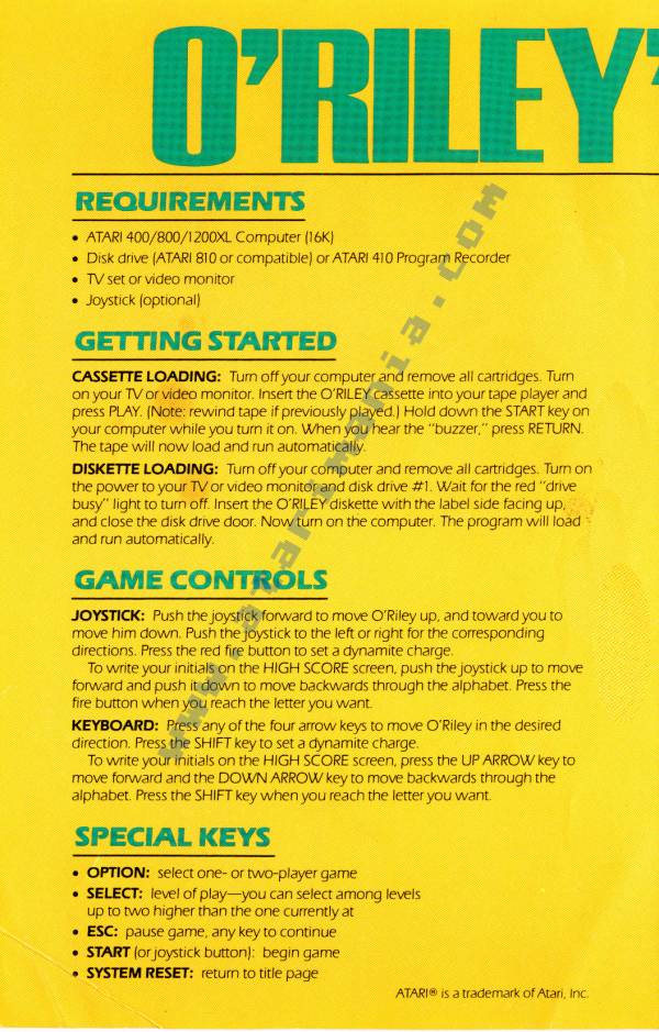 Instructions page 2