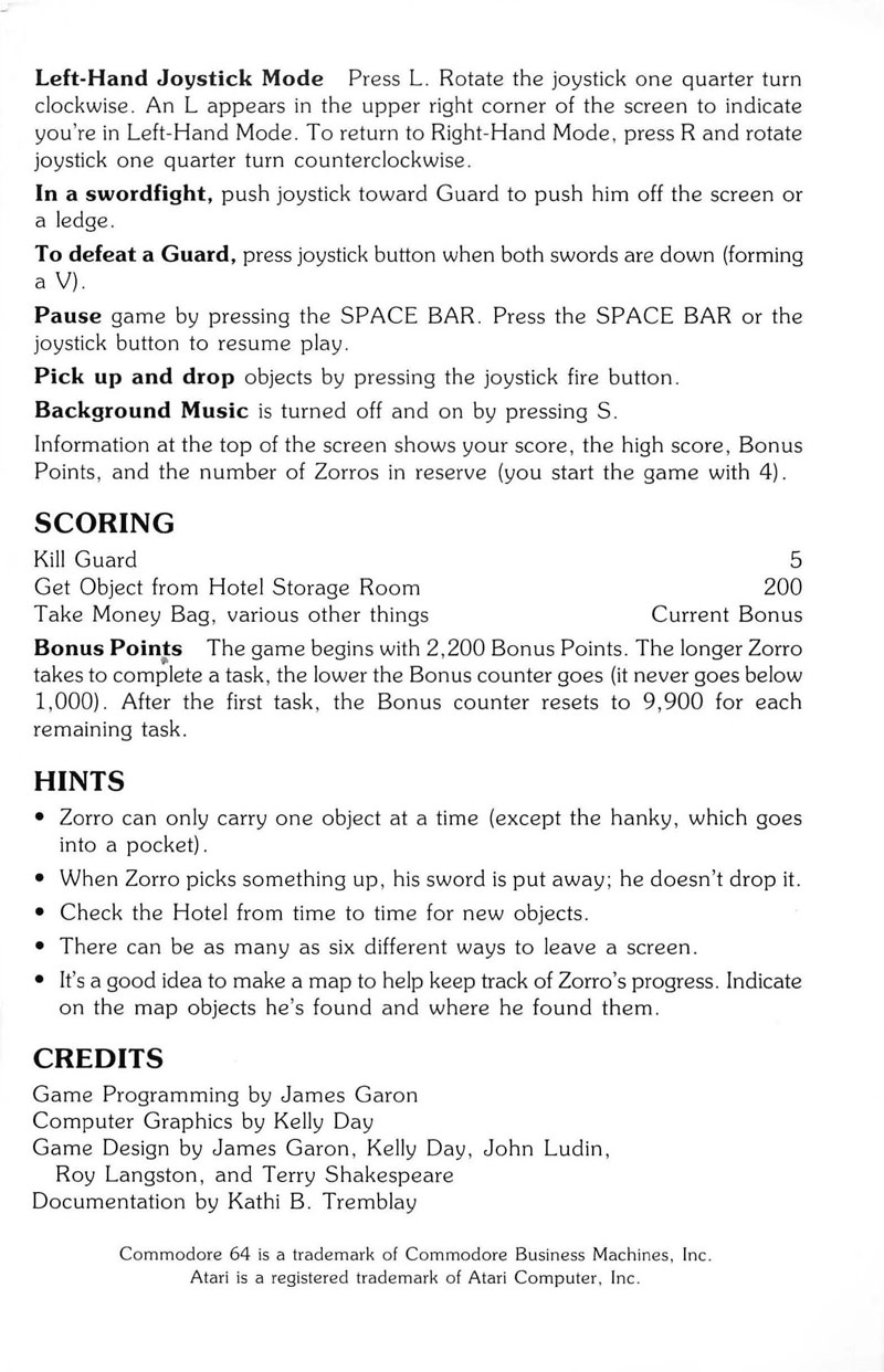 Instructions page 3