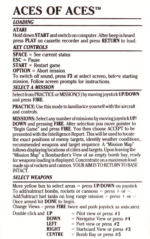 Instructions page 1