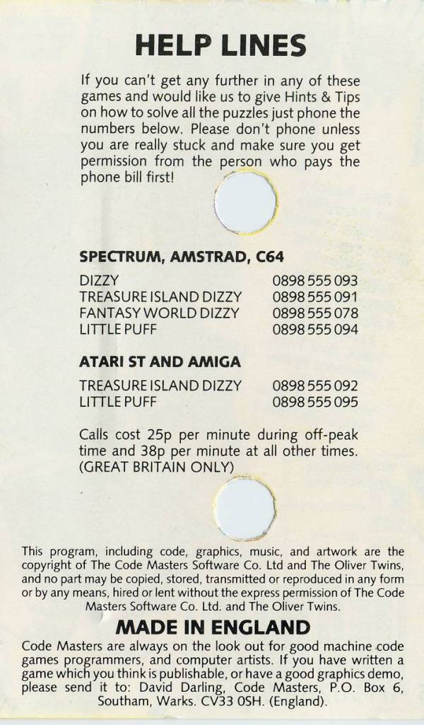 Instructions page 1