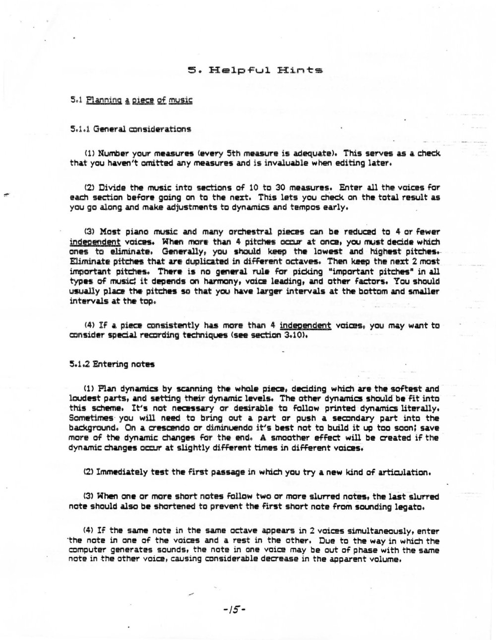 Instructions page 17