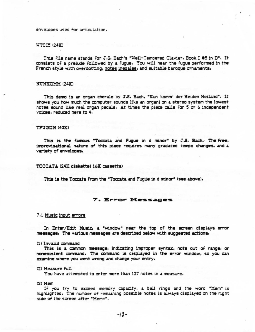 Instructions page 20