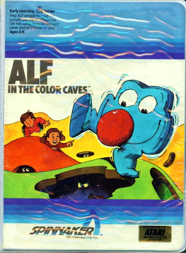 Atari 400 800 XL XE Alf in the Color Caves : scans, dump, download