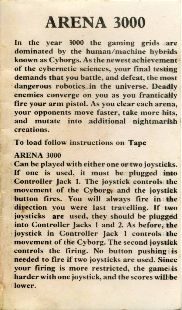 Instructions page 1