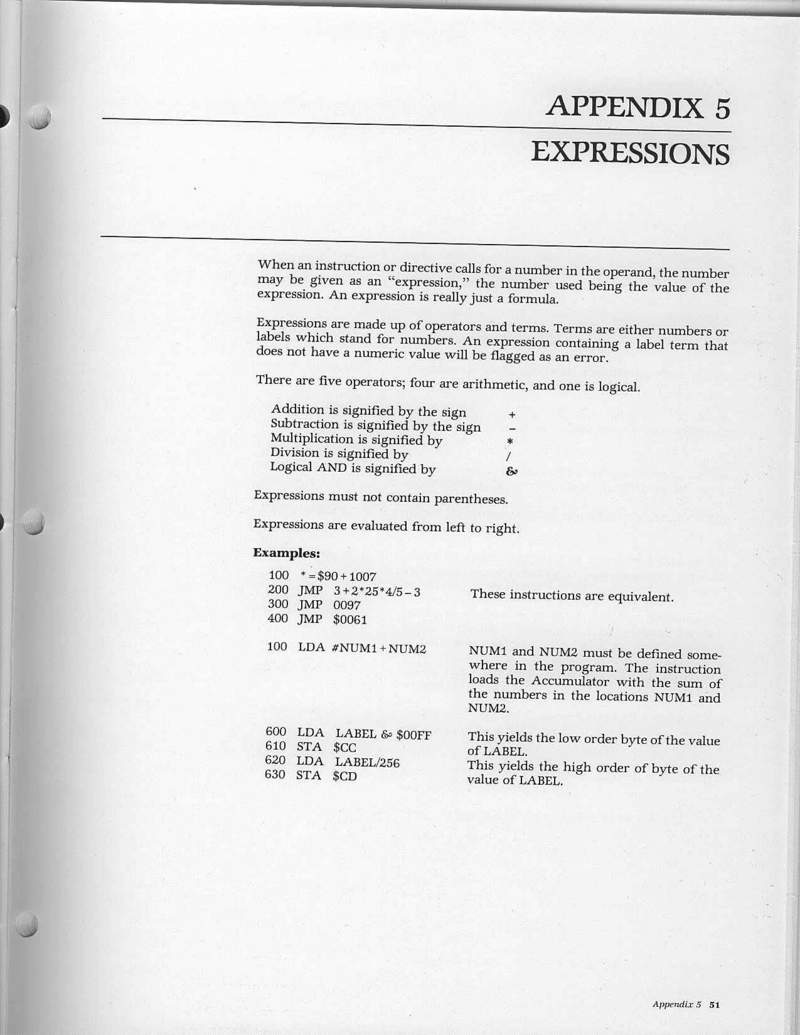 Instructions page 61