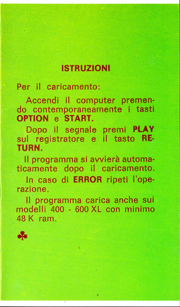 Instructions page 1