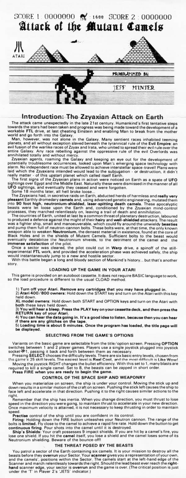 Instructions page 1