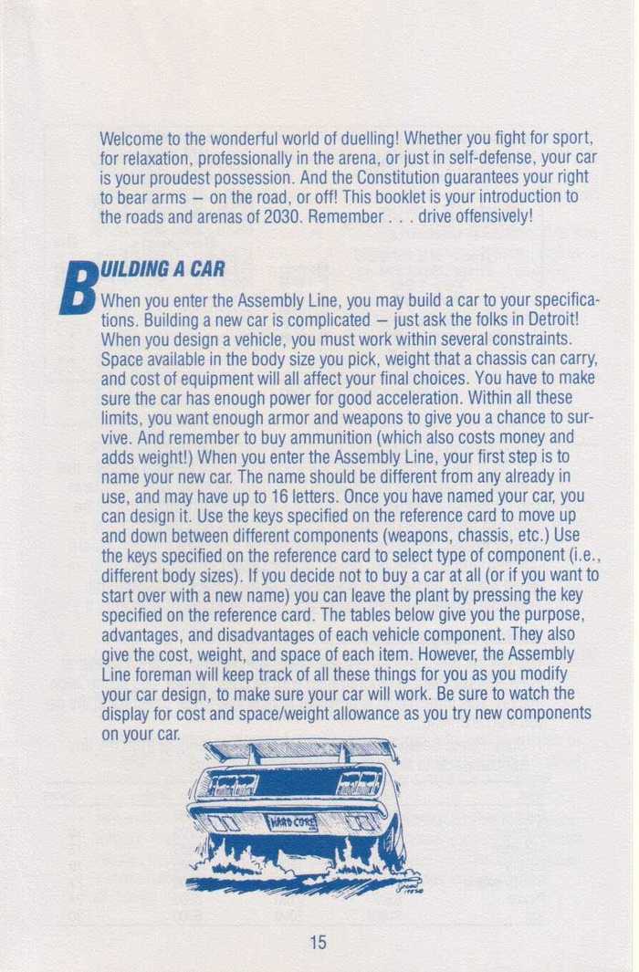 Instructions page 15