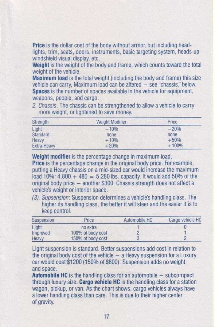 Instructions page 17