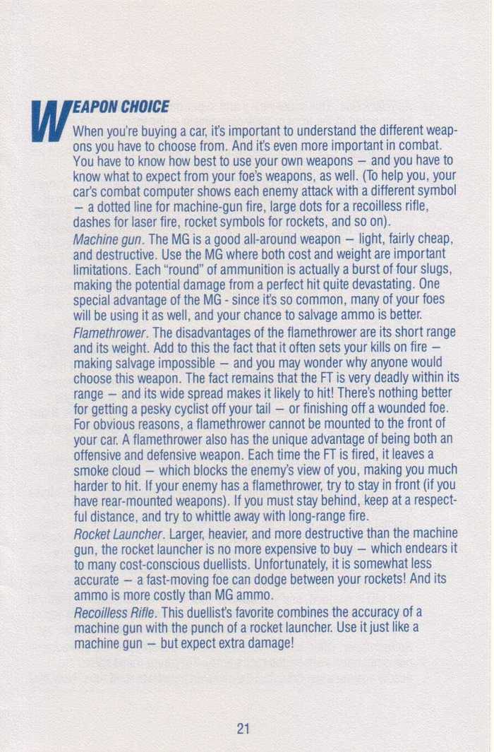 Instructions page 21