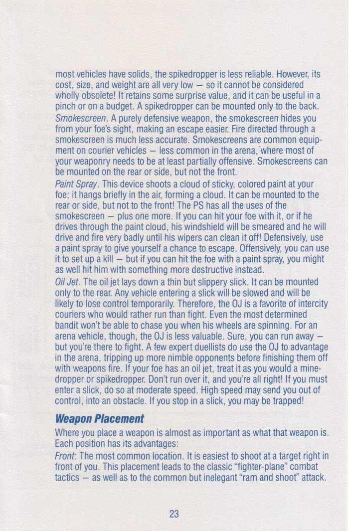 Instructions page 23