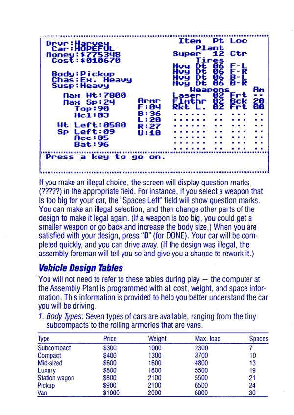 Instructions page 12