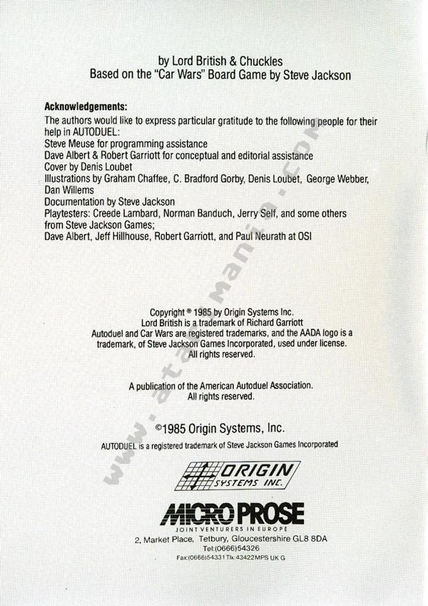 Instructions page 29