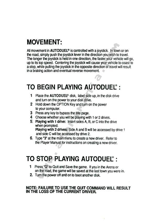 Instructions page 31