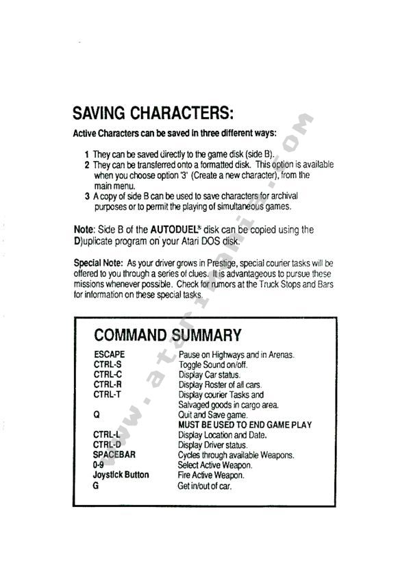 Instructions page 32