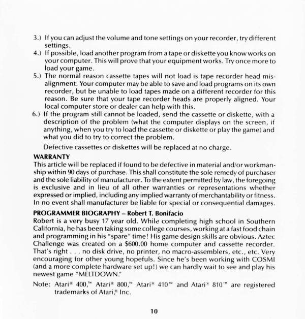 Instructions page 10