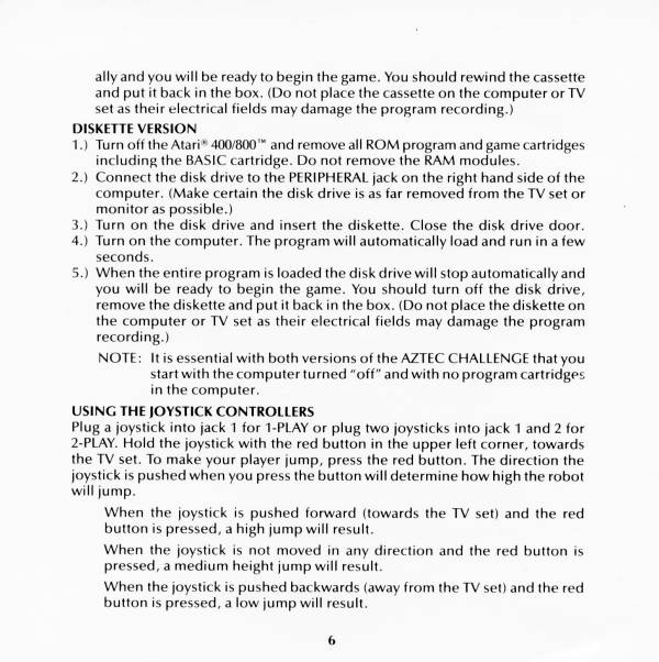 Instructions page 6