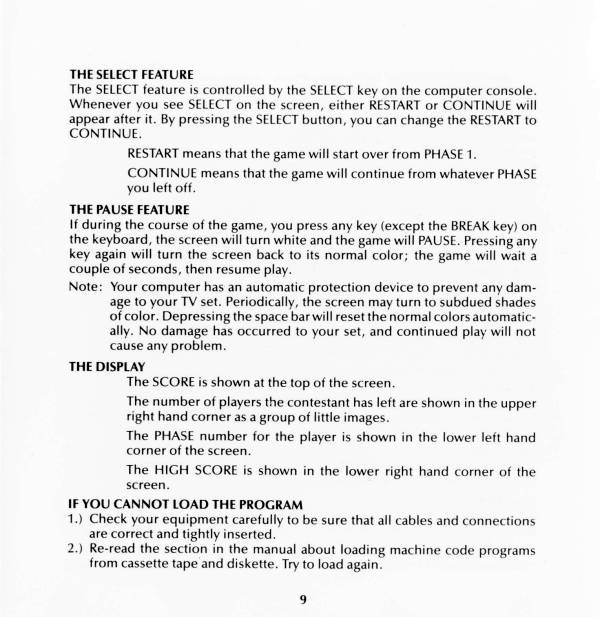 Instructions page 9