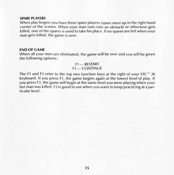 Instructions page 15