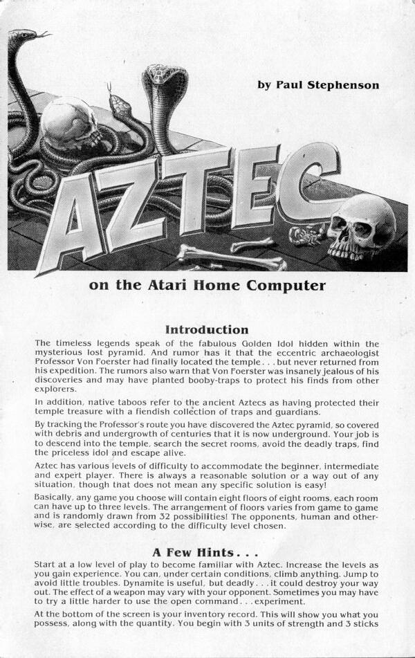 Instructions page 1