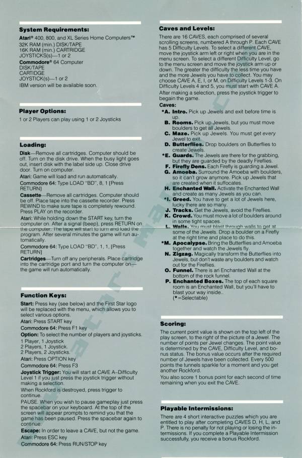 Instructions page 2