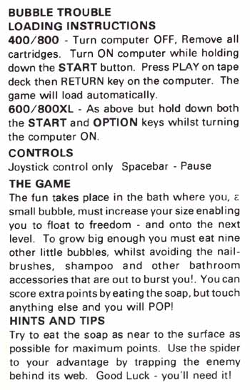Instructions page 1