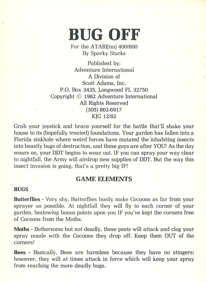 Instructions page 1