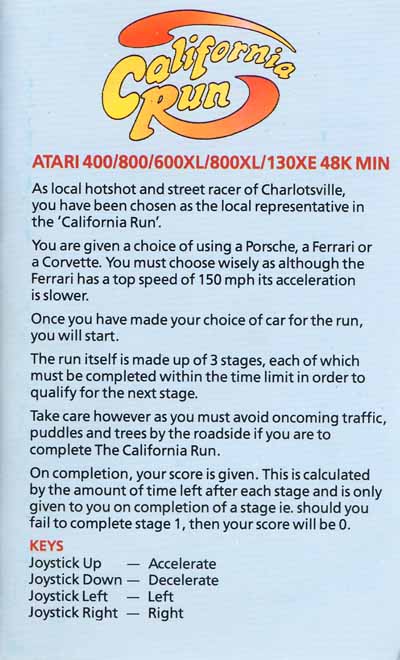 Instructions page 1