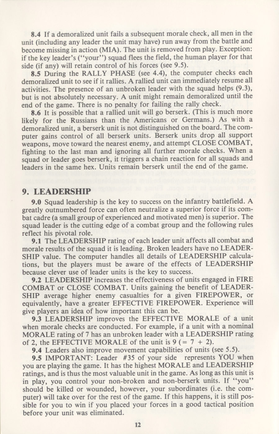 Instructions page 12