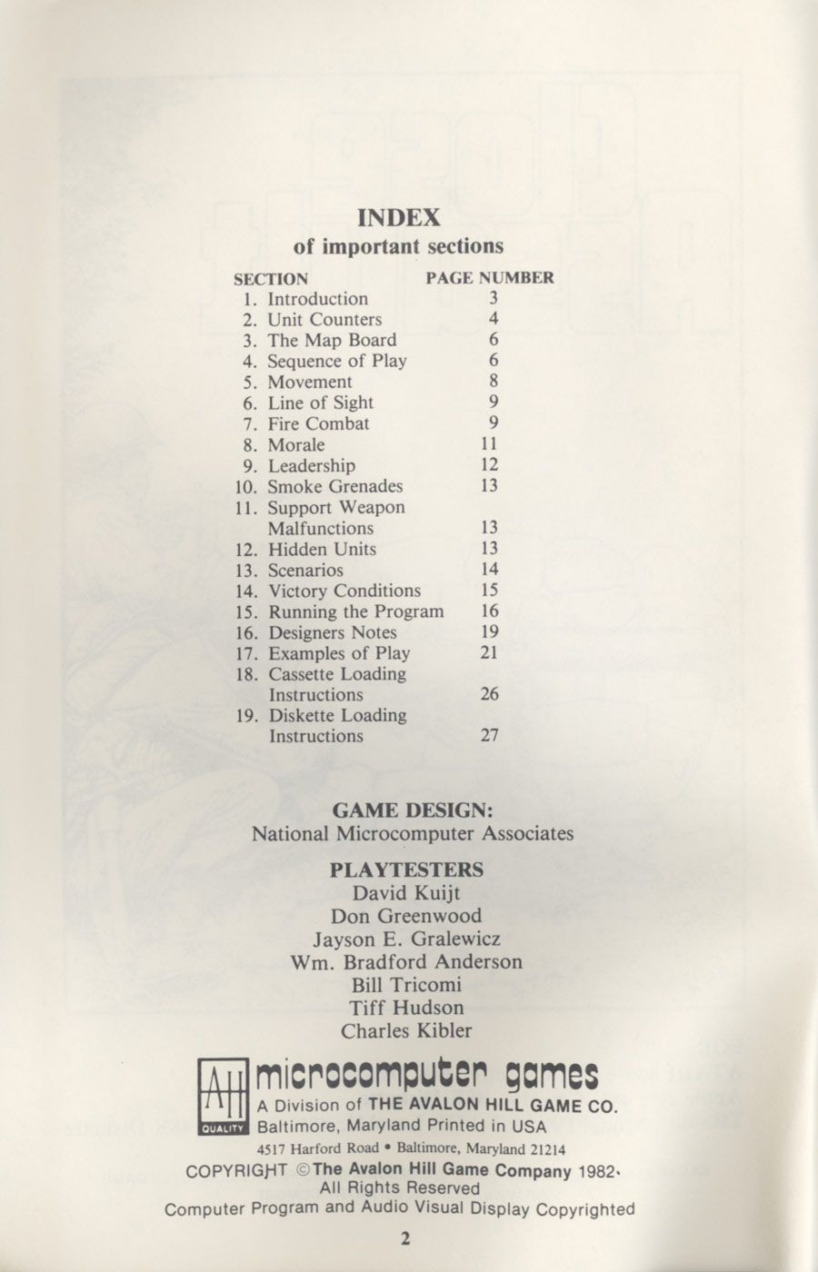 Instructions page 2