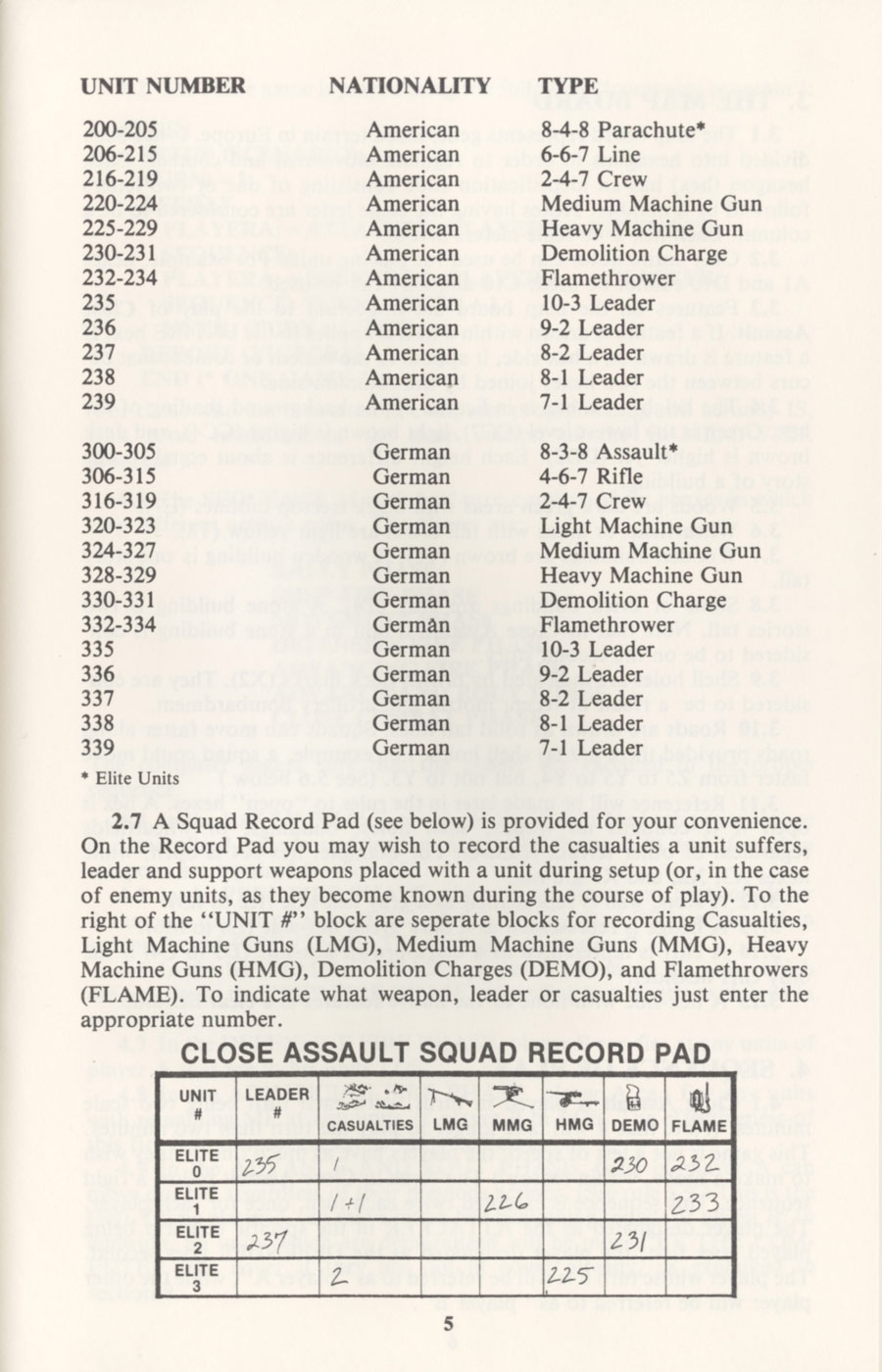 Instructions page 5
