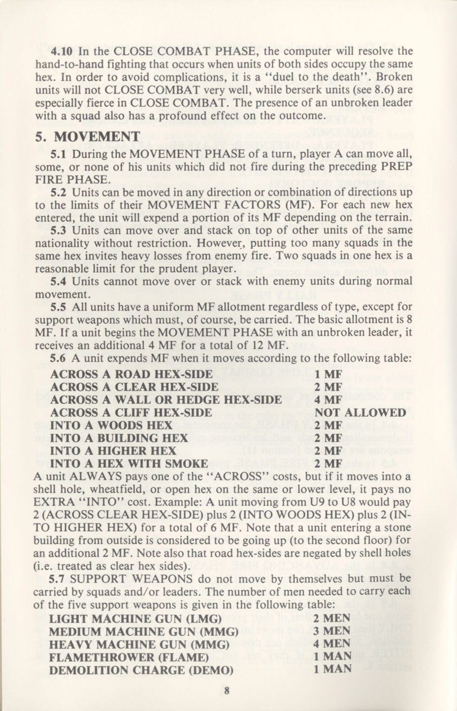 Instructions page 8