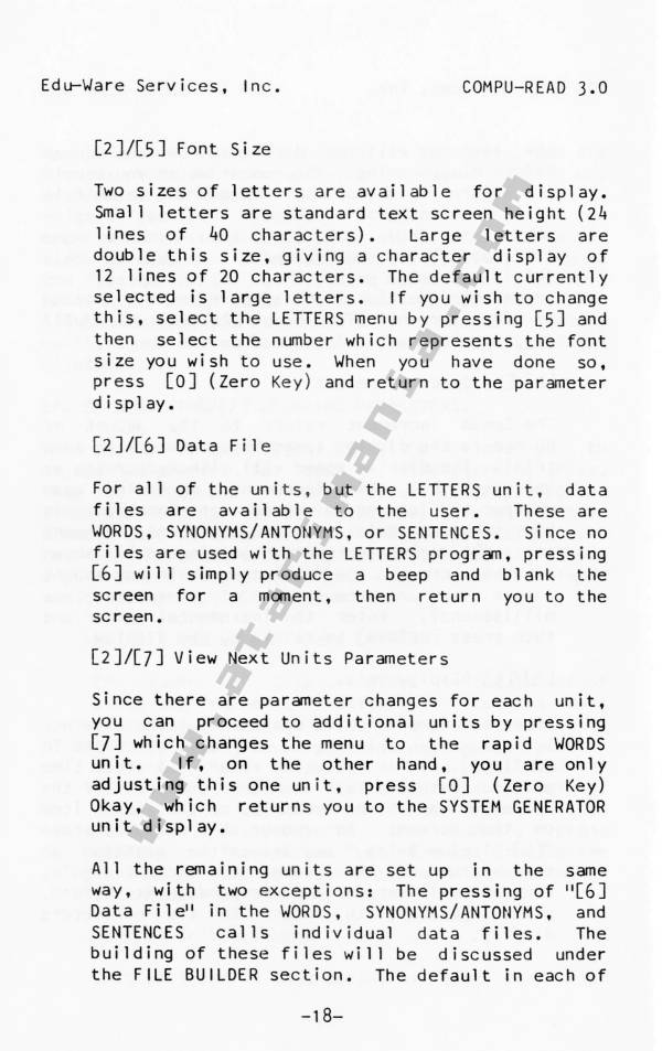 Instructions page 19