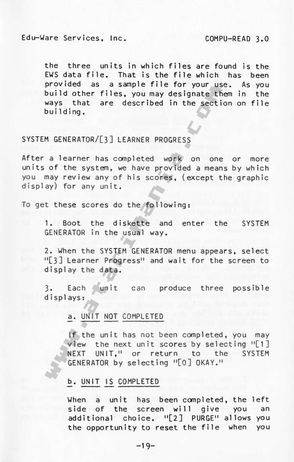 Instructions page 20
